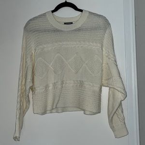 Cable knit sweater